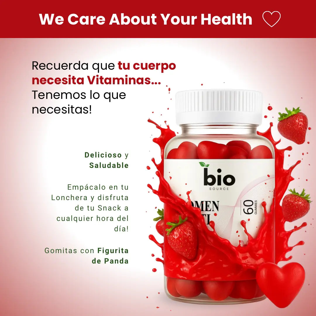 Gomitas Multi Vitamínicas Esenciales para Mujeres - Bio Source