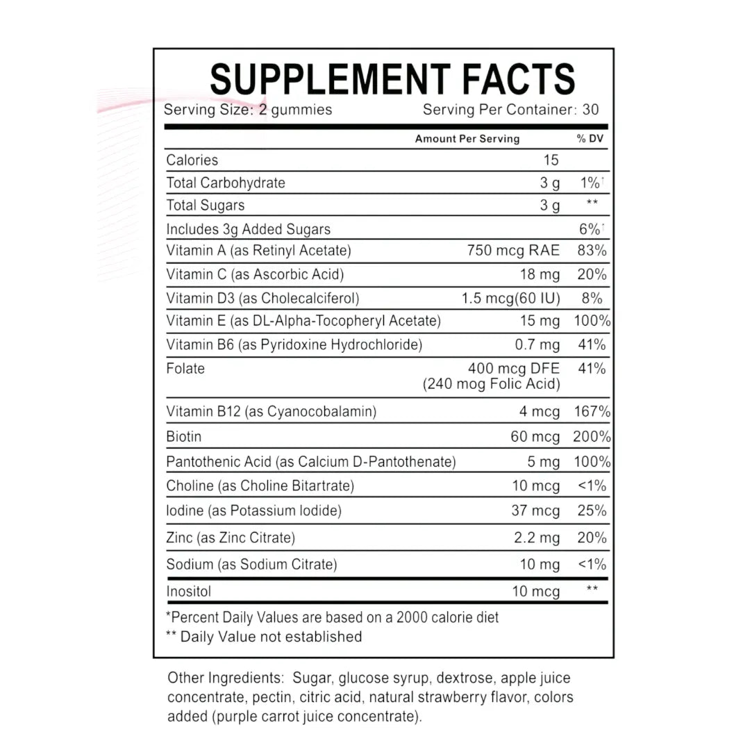 Gomitas Multi Vitamínicas Esenciales para Mujeres - Bio Source
